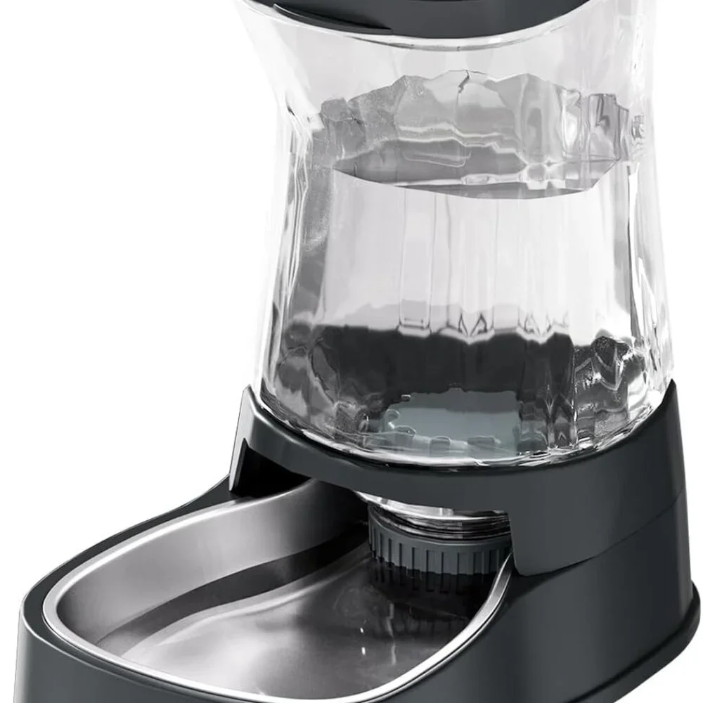 Dog Cat Water Dispenser Stainless Steel Large Capacity Automatic Pet Waterer